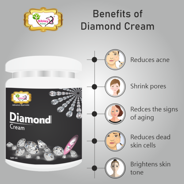 Diamond Moisturizer Facial Massage Cream ( 500 gm )